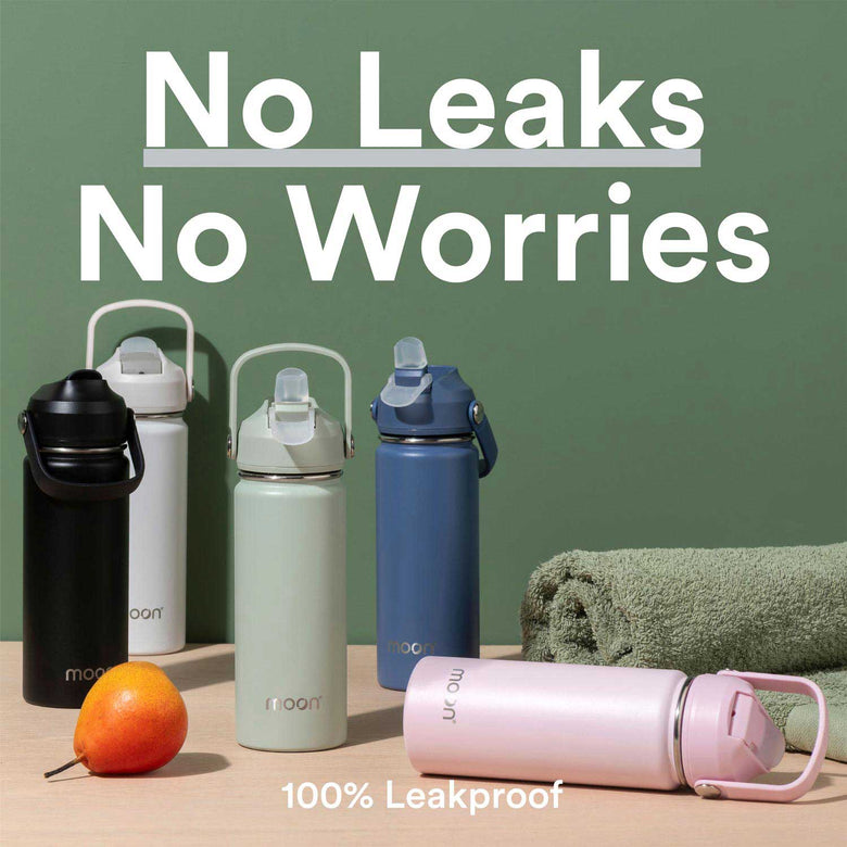 Moon Bottle 1 Litre - Insulated, Stainless Steel Water Bottles