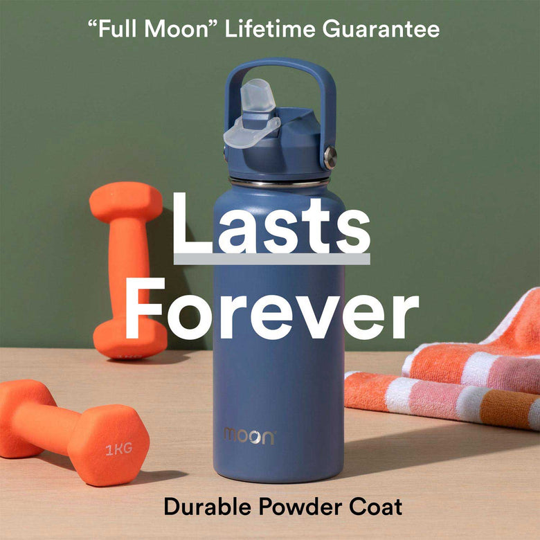 Moon Bottle 1 Litre - Insulated, Stainless Steel Water Bottles