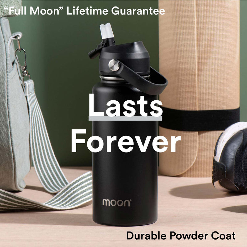 Moon Bottle 1 Litre - Insulated, Stainless Steel Water Bottles