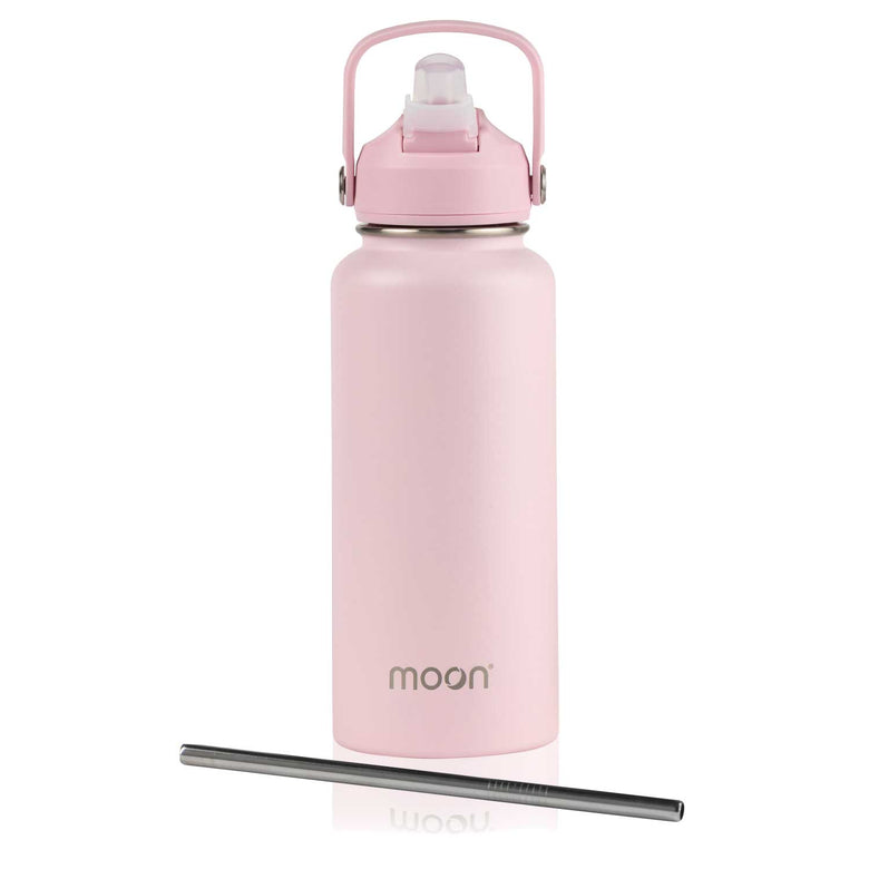 Water Bottle with Straw Lid