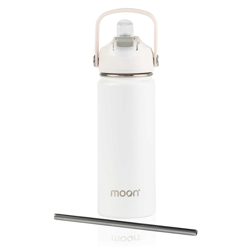 Water Bottle with Straw Lid