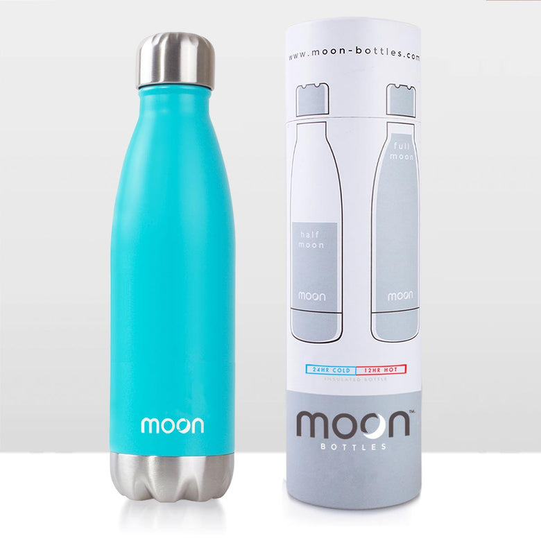Moon Bottle 1 Litre - Insulated, Stainless Steel Water Bottles