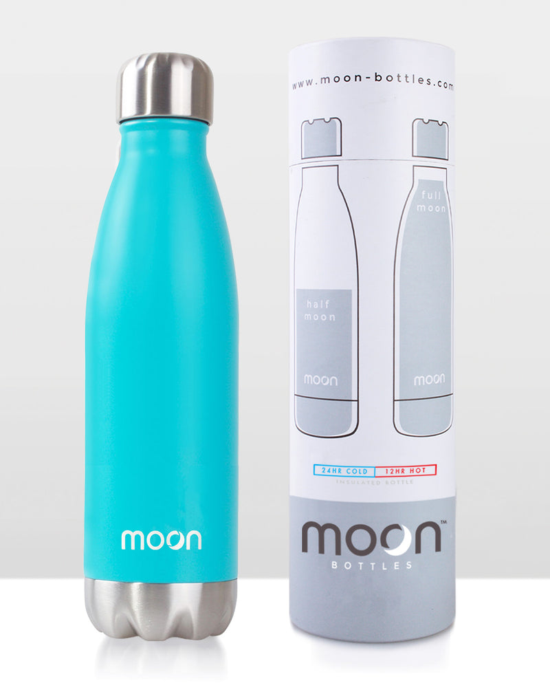 Moon Bottle 750ml - Aqua Green