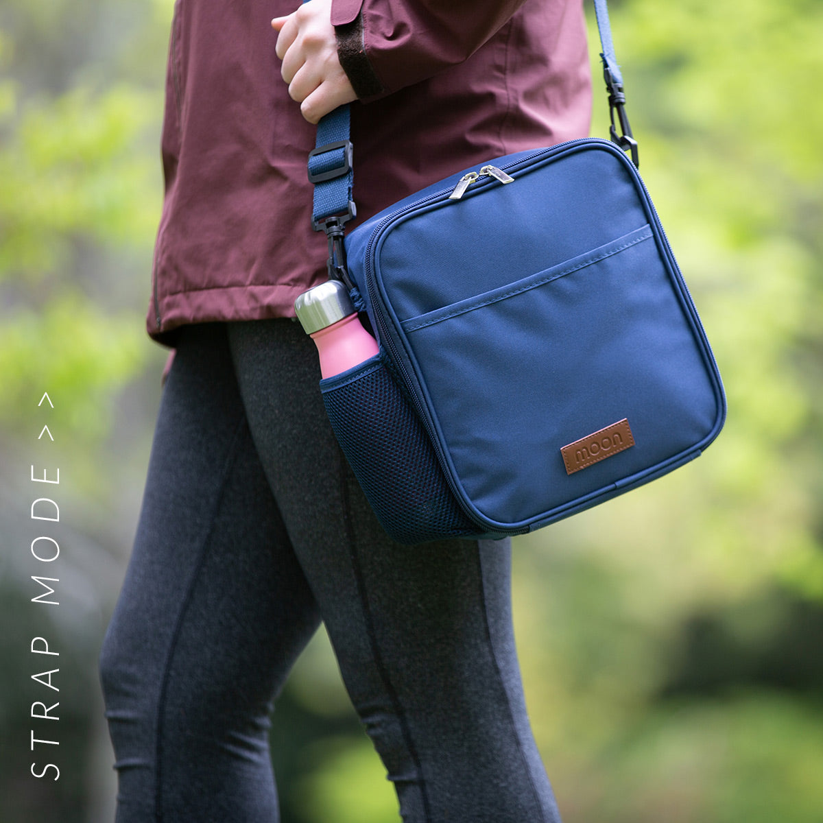 Moon Insulated Lunch Bags With Bottle Holder Strap Free UK Shipping Moon Insulated Lunch Bags With Bottle Holder Strap Free UK Shipping