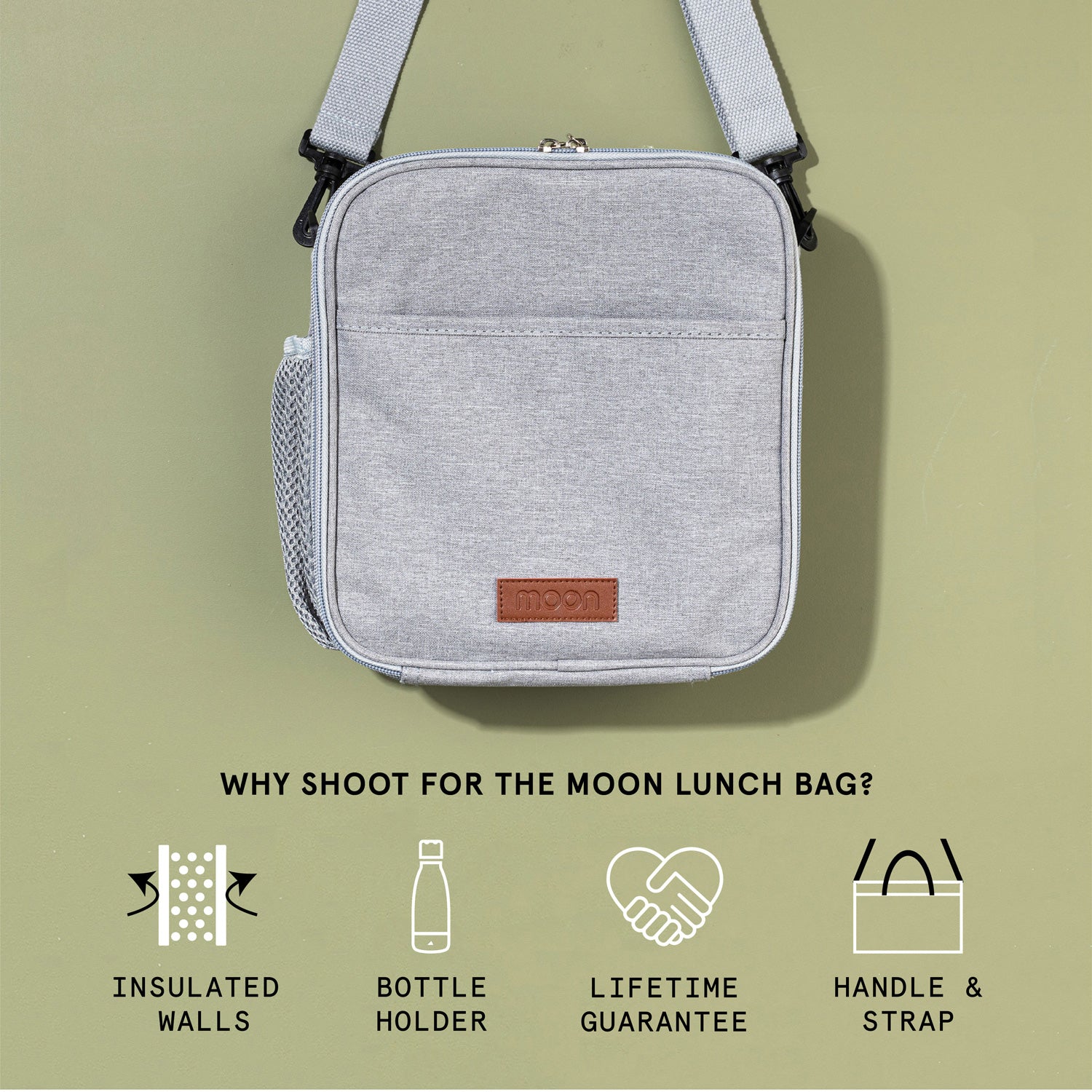 Moon Insulated Lunch Bags With Bottle Holder & Strap - Free UK Shipping ...